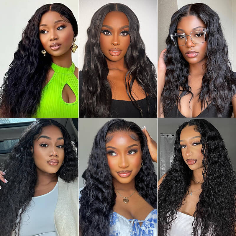 iPretty Water Wave Human Hair 4 Bundles