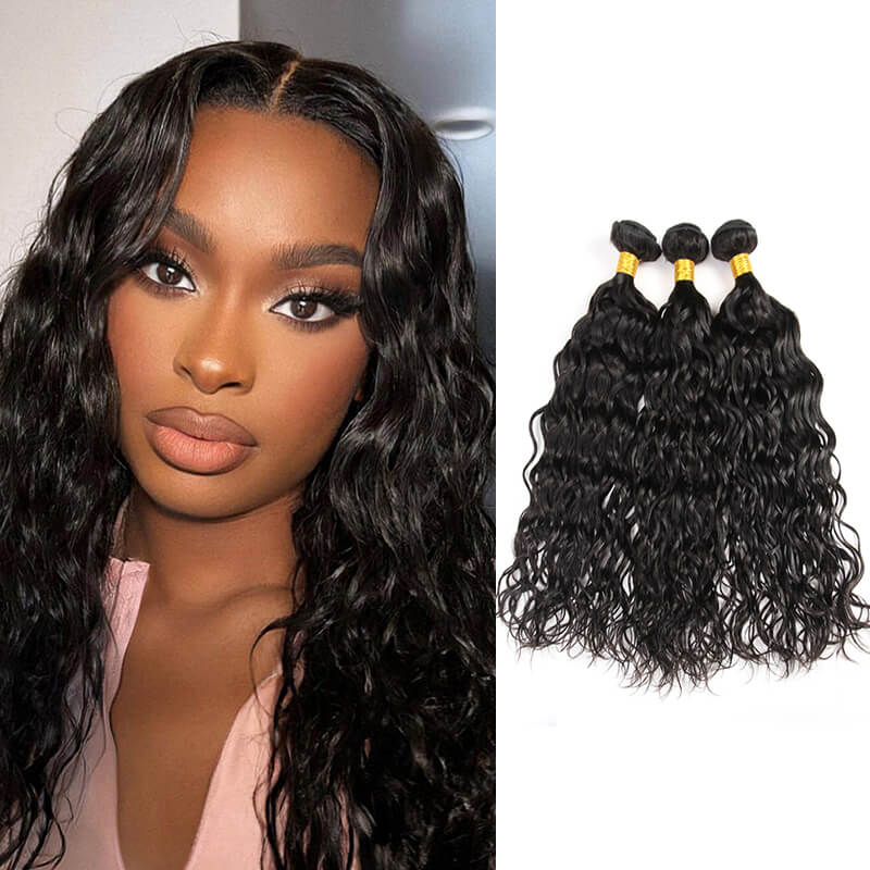 iPretty Water Wave Human Hair 3 Bundles