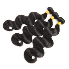 iPretty 3 pcs Human Virgin Hair Body Wave Bundles