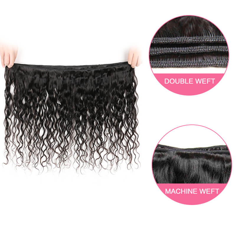 iPretty Water Wave Human Hair 3 Bundles