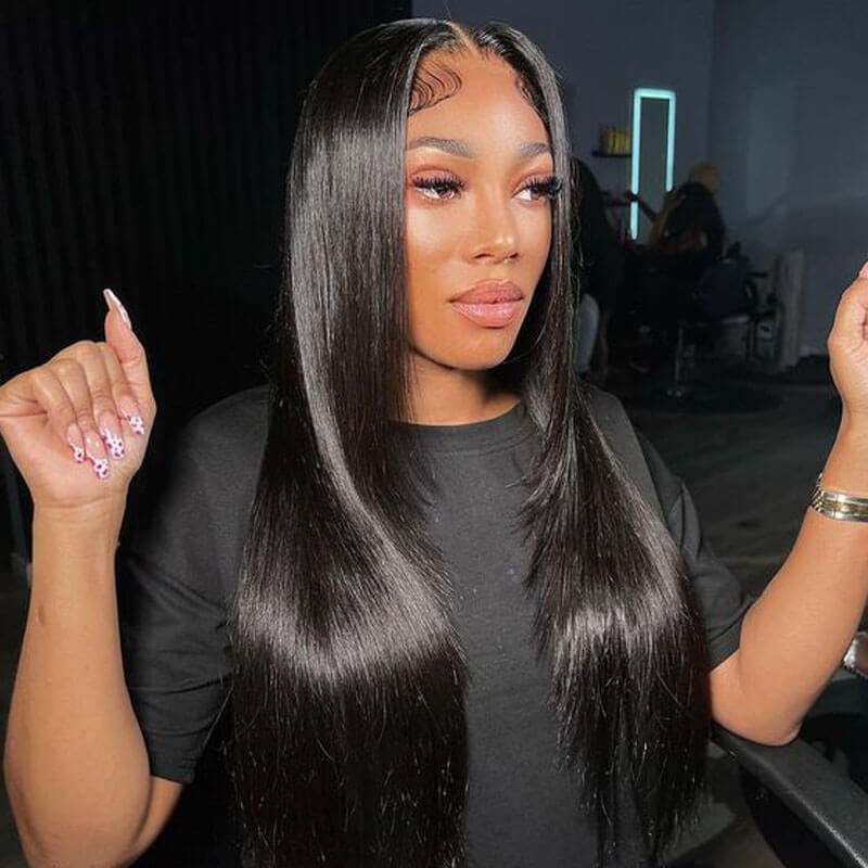 iPretty 5x5 Invisible HD Lace Straight Wigs