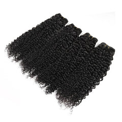 iPretty 4 pcs Kinky Curly Human Hair Bundles