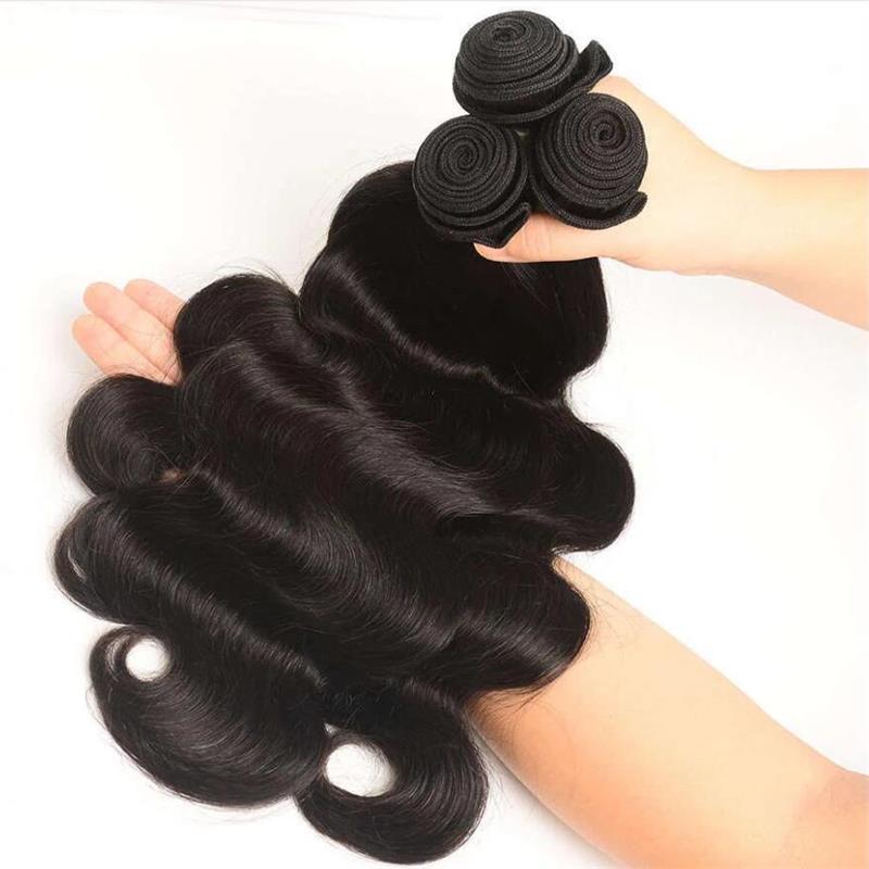 iPretty 3 Pcs Brazilian Body Wave Human Hair Bundles