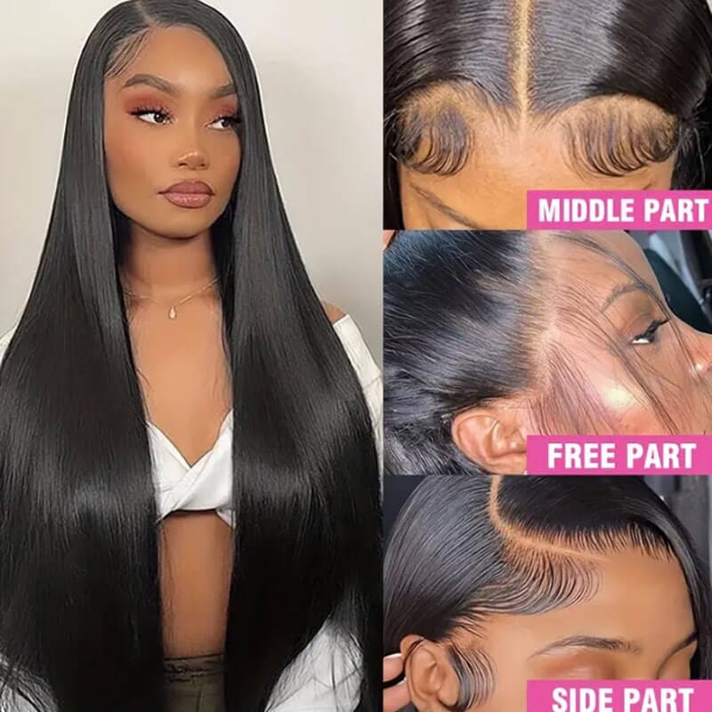 iPretty Hair 13x6 HD Lace Front Straight Wig