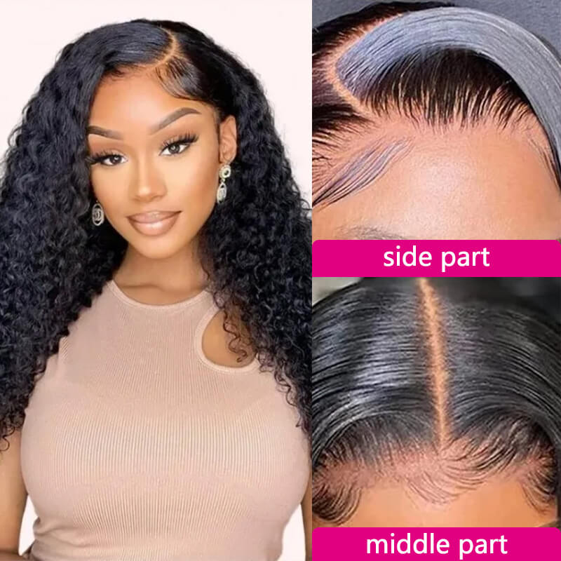 iPretty 13x4 Lace Frontal Kinky Curly Wig