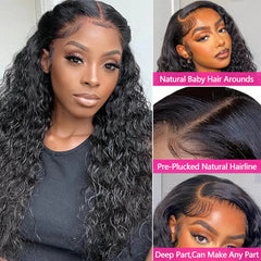 iPretty 4x4 Skinlike Lace Closure Water Wave Wig