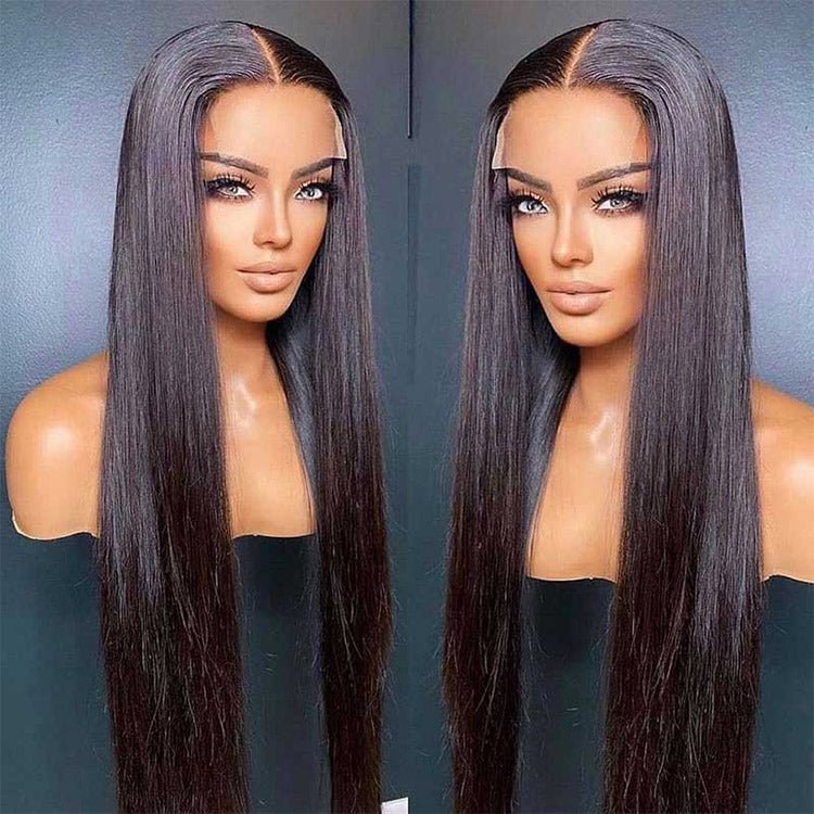 iPretty Brazilian Straight Hair 2 Bundles With 4x4 Lace Closure